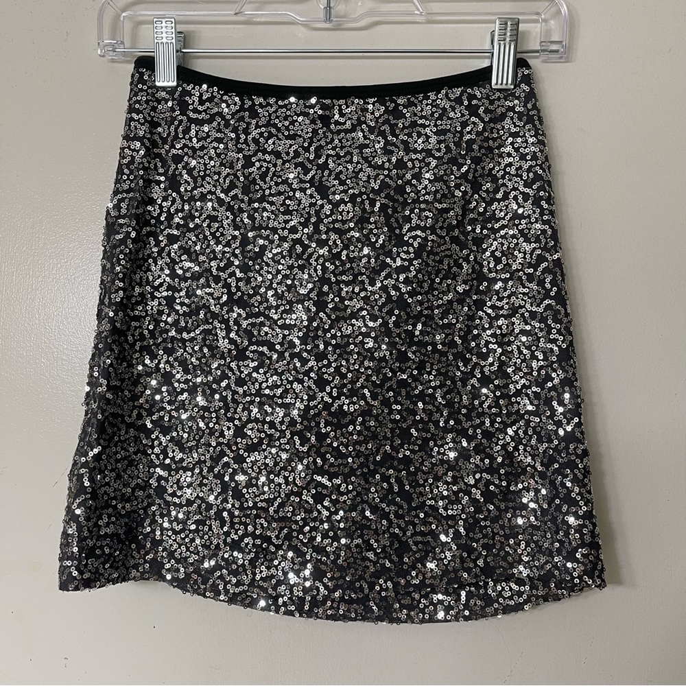 Y2K Wet Seal Sequined Mini Skirt